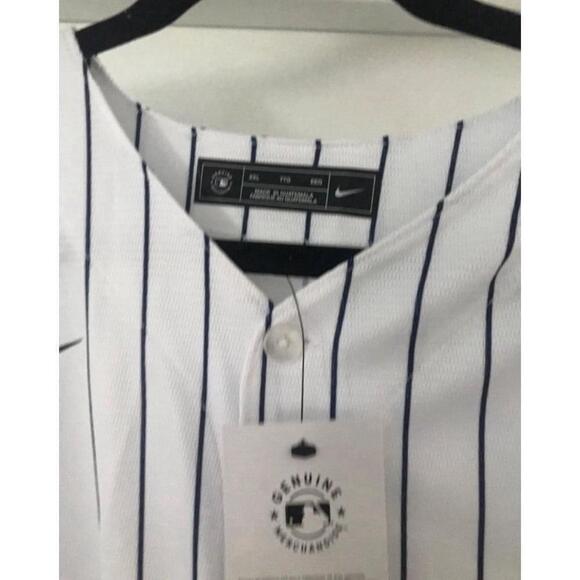 MLB New York Yankees‎ (Blank) Men's Replica Baseball Jersey & Snapback Hat - Picture 5 of 9